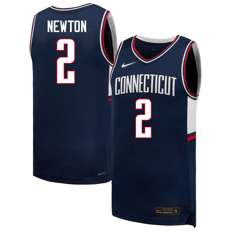 Uconn Huskies #2 Tristen Newton College Basketball Jerseys,Uniforms-Retro Navy